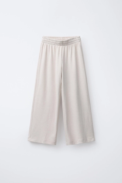SOFT TOUCH WIDE-LEG TROUSERS