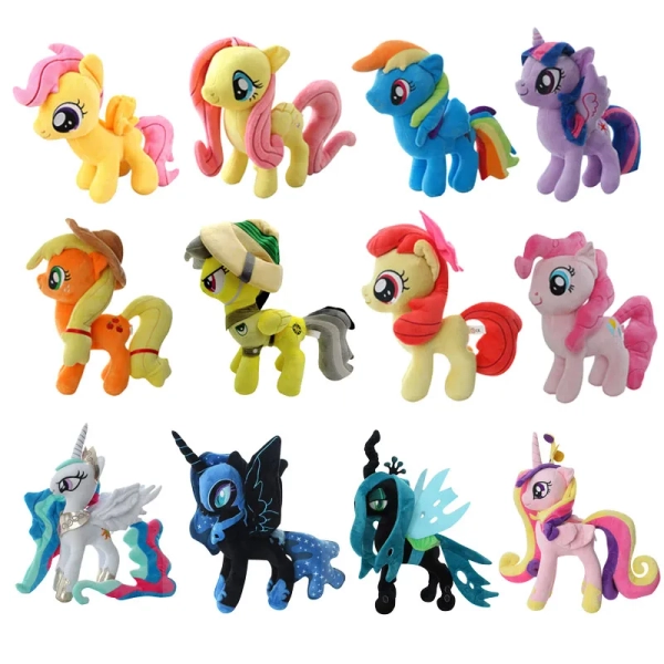 My Little Pony Anime Plush Toys Unicorn Doll Pony Space Princess Moon Nightmare Moon Yuesui Dragon Children's Birthday Gift - AliExpress 