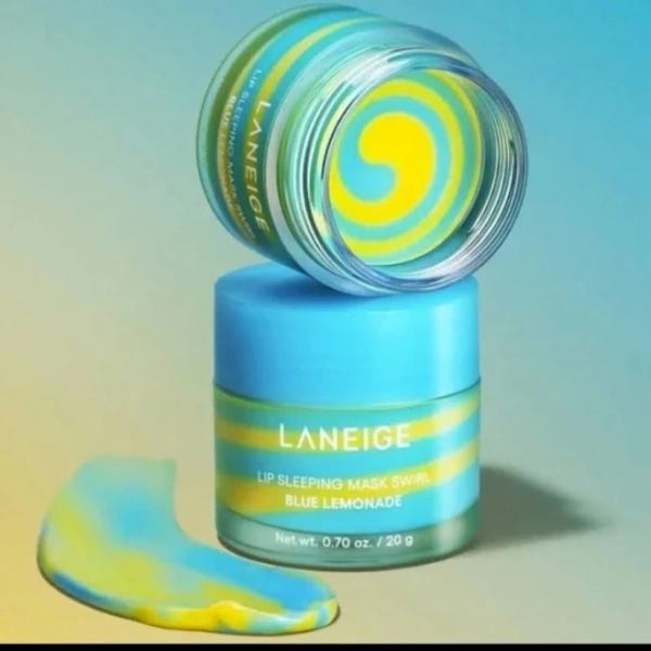 Laneige Blue Lemonade Swirl Lip Sleeping Mask - New Beauty