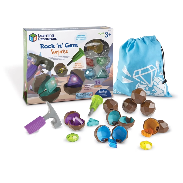 Learning Resources Rock 'n Gem Surprise, Fine Motor Toddler Toy, Ages 3+ - Walmart.com
