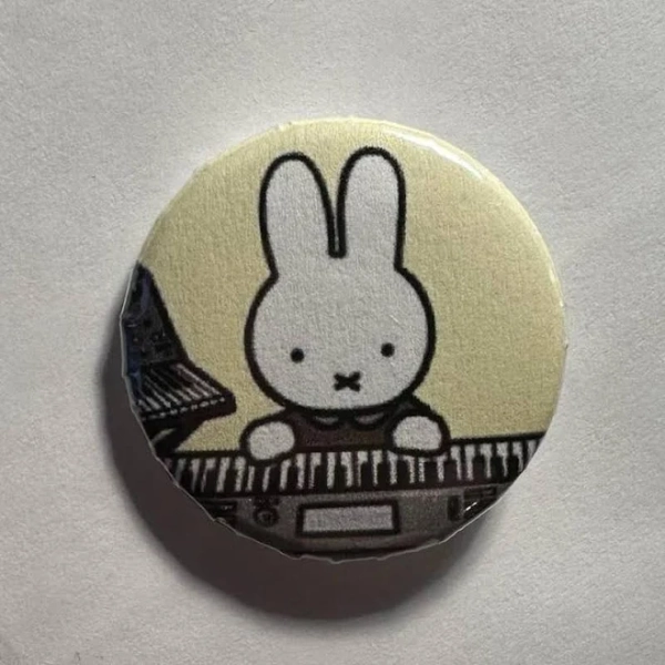 Miffy 1.25 Button Pin Badge Handmade