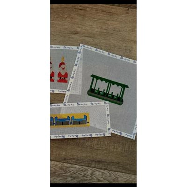 Living with the Land Handpainted Needlepoint Canvas - Disney World EPCOT Needlepoint