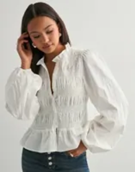 Flirty Smock Blouse