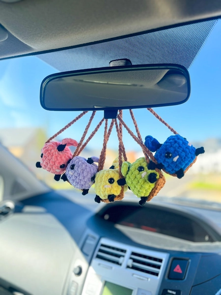 Junimo on a Swing Car Charm