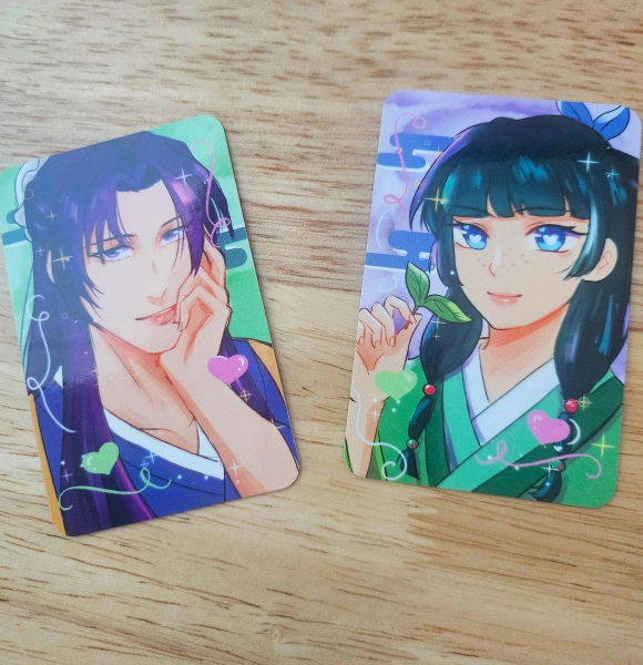 Apothecary Journals Anime Inspired Photocards