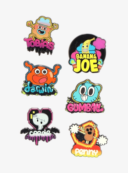 The Amazing World Of Gumball Blind Box Enamel Pin Hot Topic Exclusive