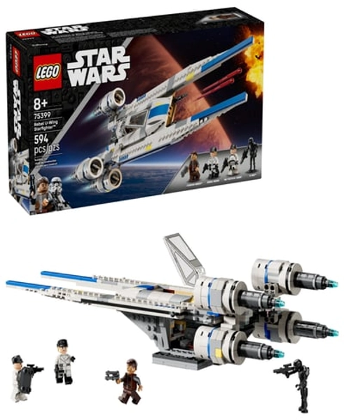 Lego Star Wars Rebel U-Wing Starfighter Building Set - Multicolor