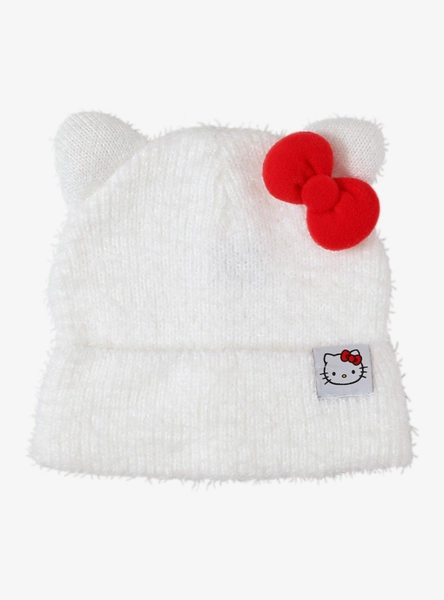 Sanrio Hello Kitty Red Bow Figural Beanie — BoxLunch Exclusive