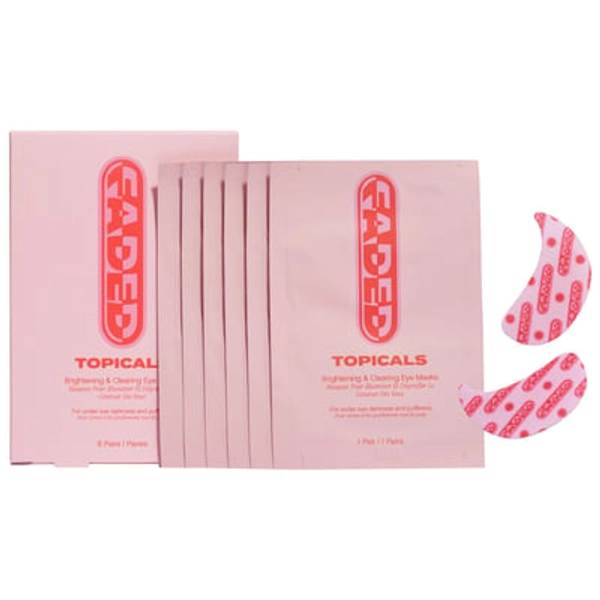 Topicals Faded Under Eye Brightening & Clearing Eye Masks 6 pairs / pack