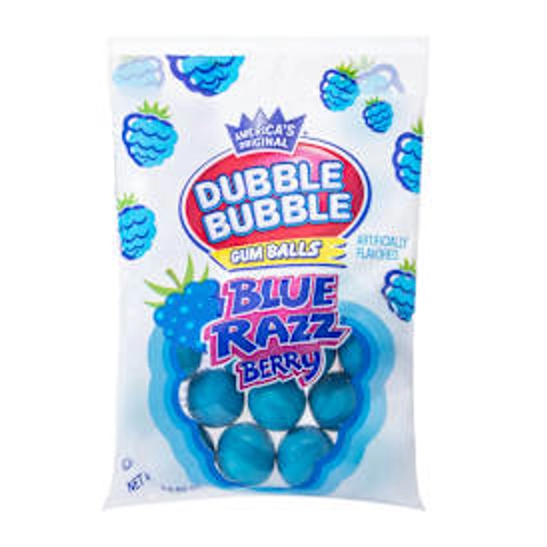 Dubble Bubble® Blue Razzberry Gumballs 3.3oz
