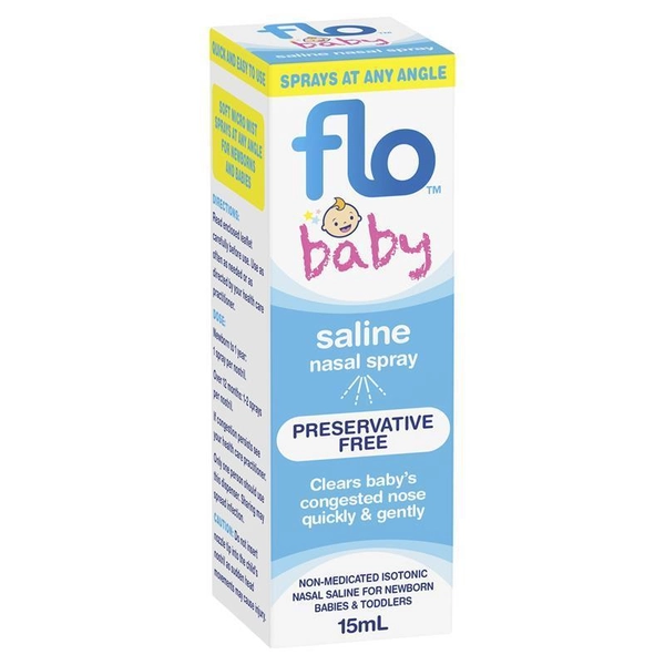 FLO Baby Saline Nasal Spray 15ml