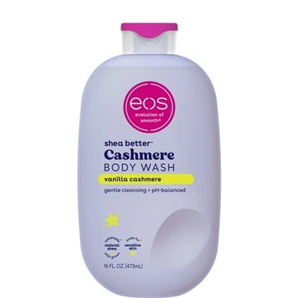 eos Shea Better Vanilla Cashmere Body Wash - Vanilla Cashmere  Creamy Gel Formula  Hyrdration for Dry Skin  16 fl oz
