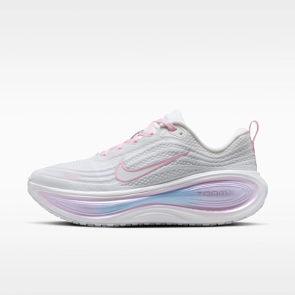 Nike Vomero Plus Women’s Road Running Shoes - Summit White/Off Noir/Metallic Silver/Summit White - Size 7.5