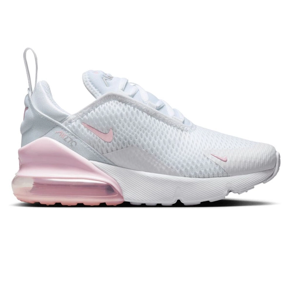 Nike Air Max 270 PS Kids Casual Shoes White/Pink US 11
