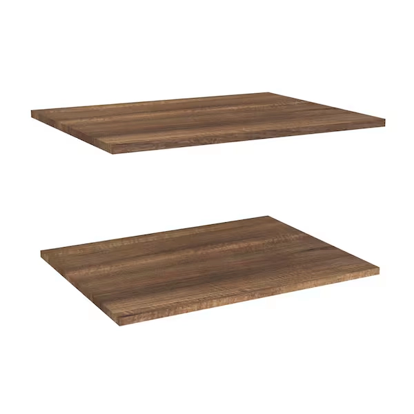 ClosetMaid Impressions Walnut Deluxe Shelves for 25 in. W Impressions Tower (2-Pack) 14544