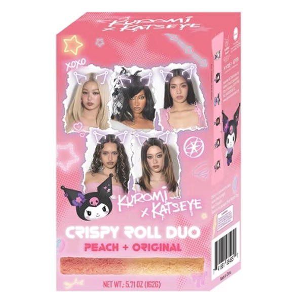 Kuromi x KATSEYE Duo Crispy Rolls Peach - 5.71oz