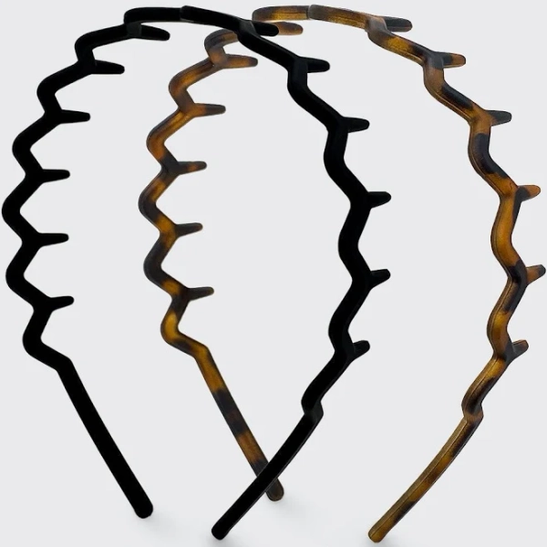 ANTHROPOLOGIE 2pc Zig Zag Headbands