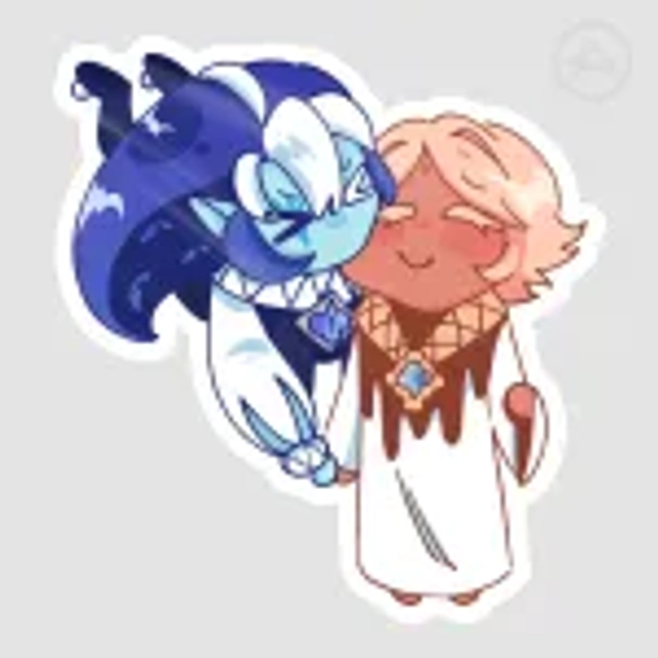 Shadowvanilla Biting Sticker by Nico ☀️ - ACGGOODS