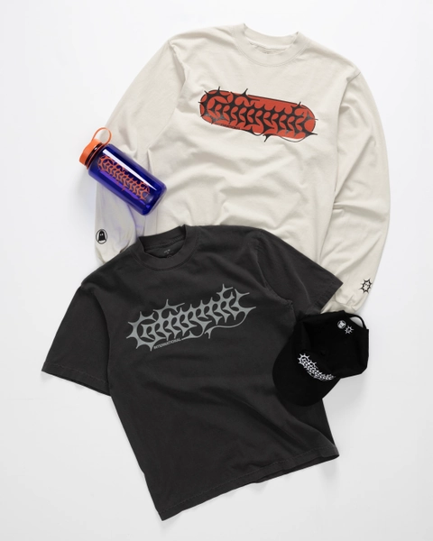 Ghostly x Eric Hu Long Sleeve Tee
