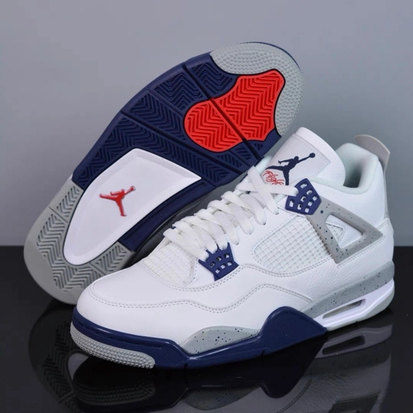 Nike Air Jordan 4 "Midnight Navy" Mid Top Men's Retro Basketball Shoes