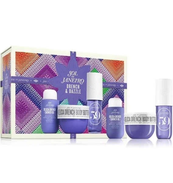 Sol de Janeiro Drench & Dazzle Delícia Drench Body Routine Gift Set