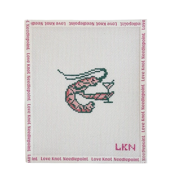 Shrimp Cocktail Needlepoint Canvas