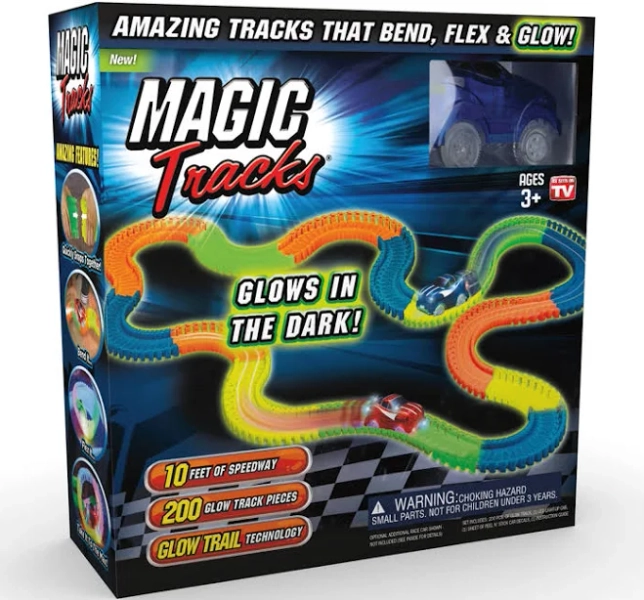 Magic Tracks Glow In The Dark Race Track