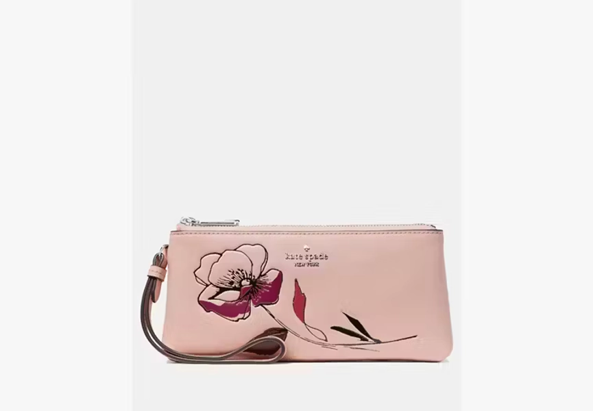 Wren Floral Wristlet