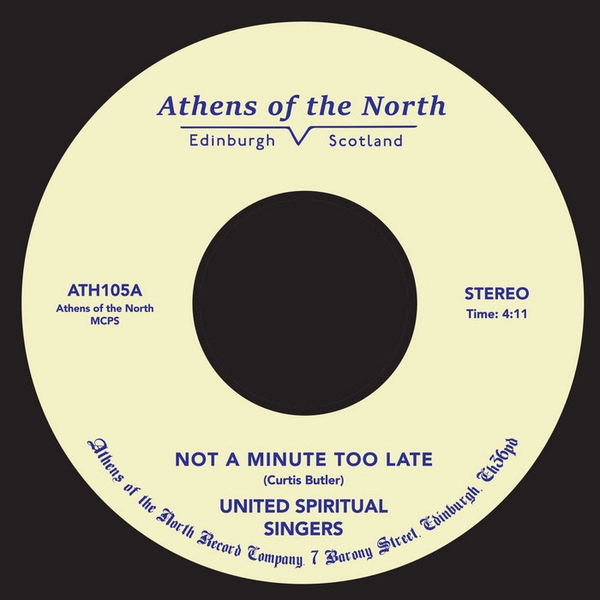 Not a Minute Too Late, by United Spiritual Singers