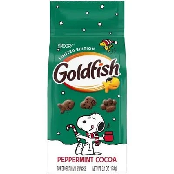 Goldfish Snoopy Peppermint Cocoa Graham Crackers