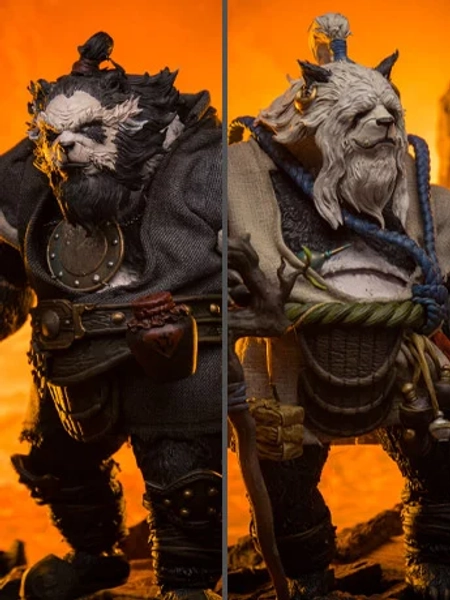 FuRay Planet Panda Brothers 1/12 Scale Figure Two-Pack (With Bonus)