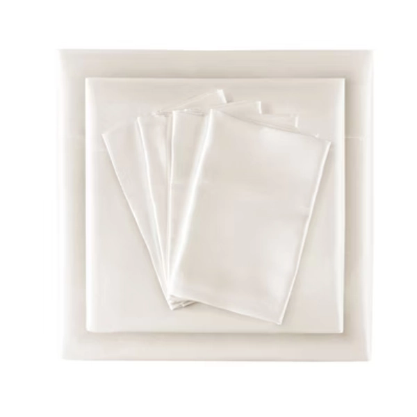 Full Satin Luxury 6pc Sheet Set Ivory