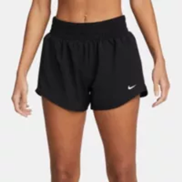 Nike Women's One Dri-FIT Mid-Rise 3" Brief-Lined Shorts