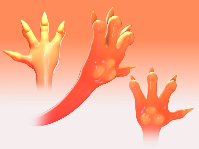 Gooey Hand Tail
