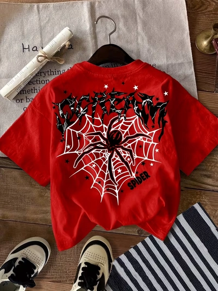 european american stylish versatile printed round neck t - Temu