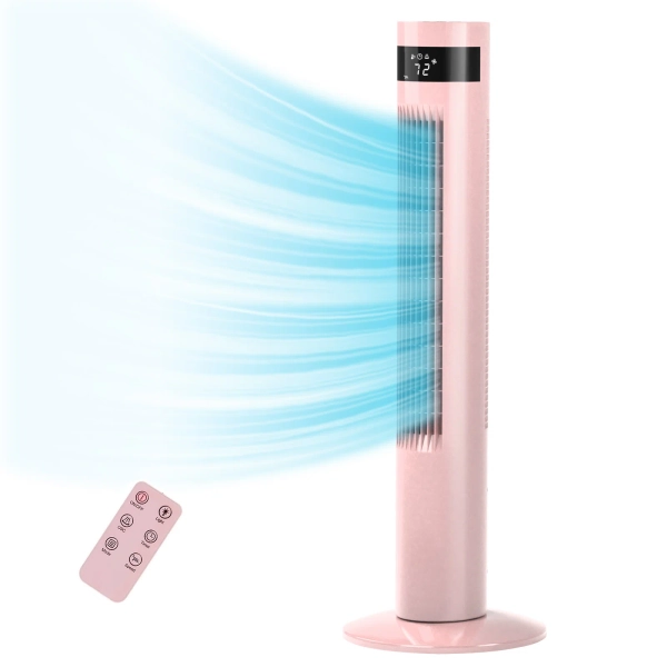 Antarctic Star Antarctic Star Tower Fans for Home, 35" Standing Floor Fan with Remote, 85° Oscillating Fan, 24 ft/s High Velocity, LED Display |  3 Speeds, 3 Modes, 12H Timer| Whisper-Quiet Bedroom | Wayfair
