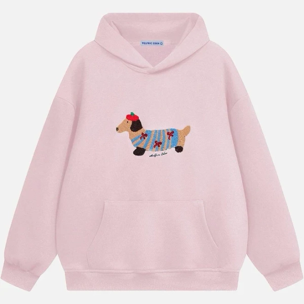 Aelfric Eden Cartoon Dachshund Hoodie