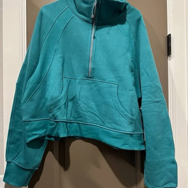 lululemon athletica Scuba Oversized Funnel Neck Lululemon - New Women | Color: Teal | Size: XL