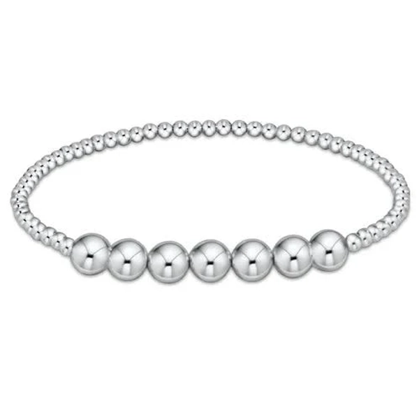 Bliss Classic Beaded Bracelet in Sterling Silver