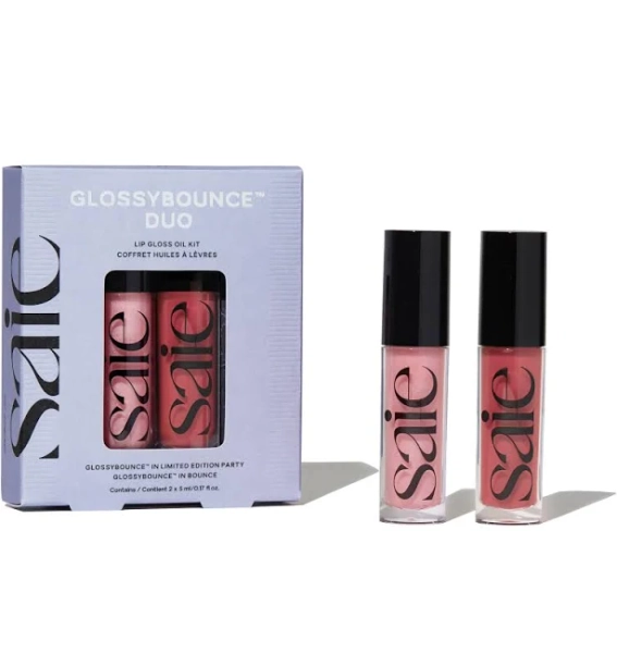 Saie Glossybounce Lip Gloss Oil Duo