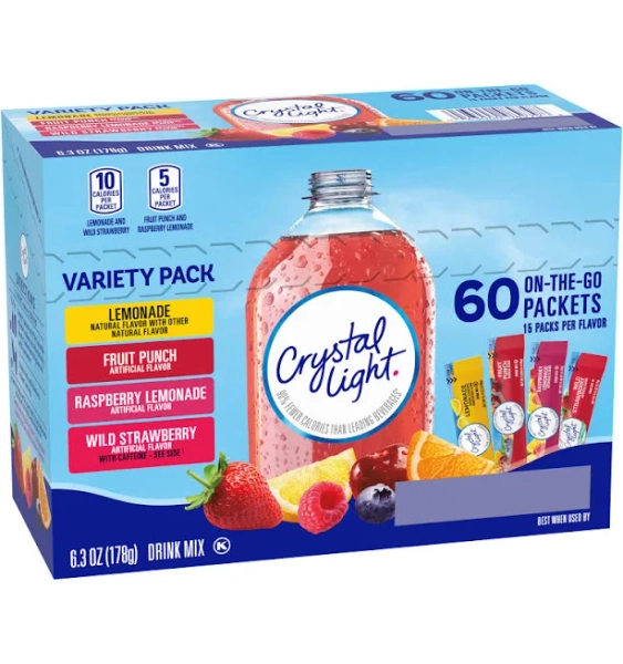 Crystal Light Variety Pack Assorted Drink Mixes