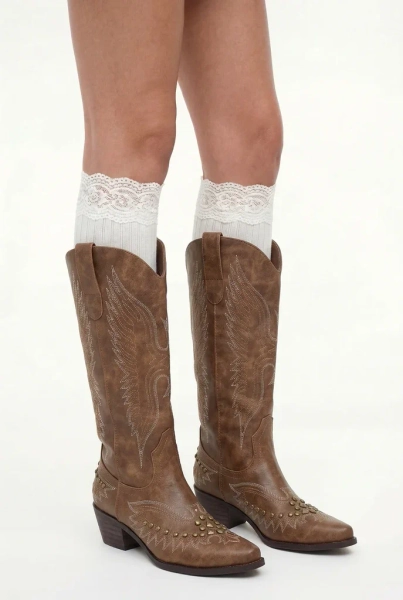 Embroidered Western Cowboy Boots