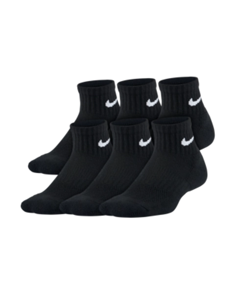 Nike Everyday Kids' Cushioned Ankle Socks (6 Pairs)