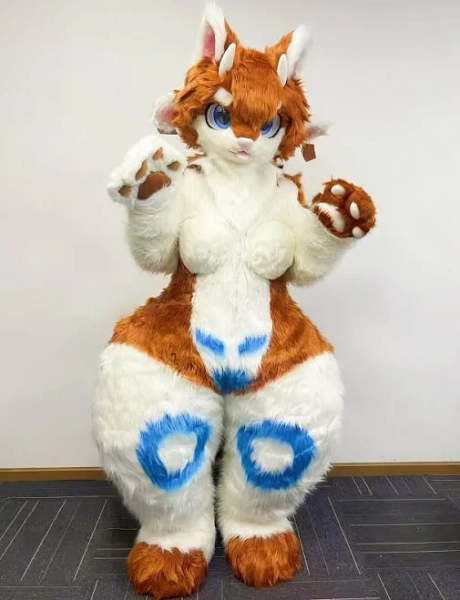 Customized Cow Fursuit