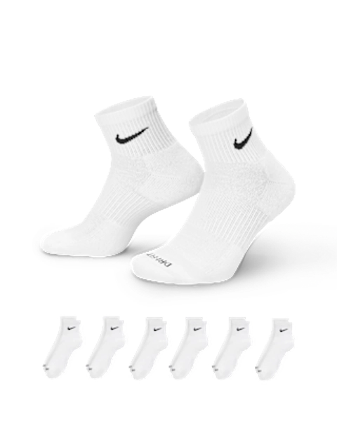 Nike Everyday Plus Cushioned Training Ankle Socks (6 Pairs)