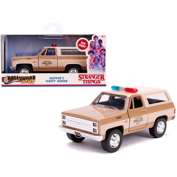 Hopper's Chevrolet Blazer "Hawkins Police Dept." "Stranger Things" (2016) TV Series 1/32 Diecast Model Car by Jada