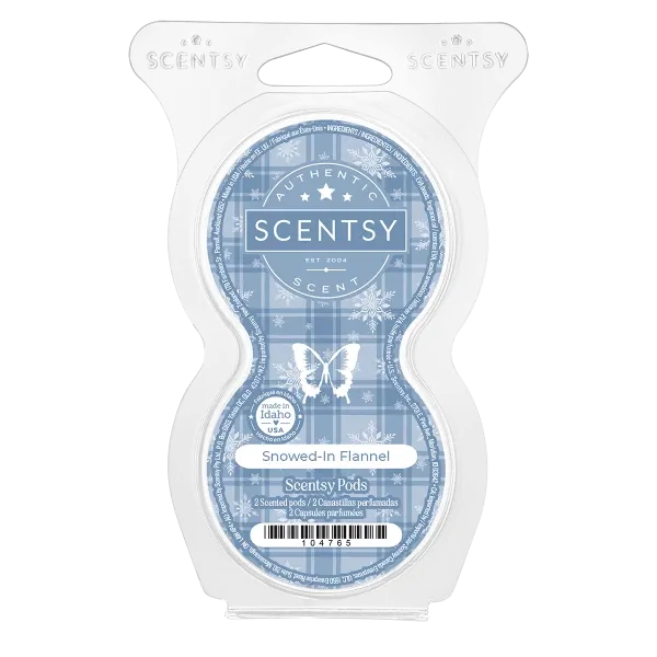 Snowed-In Flannel Scentsy Pod Twin Pack