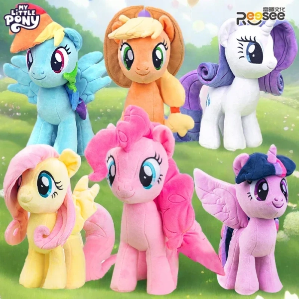 New My Little Pony Plush Toys Twilight Sparkle Pinkie Pie Rarity Fluttershy Applejack Rainbow Dash Stuffed Doll Kid Xmas Gift - AliExpress 