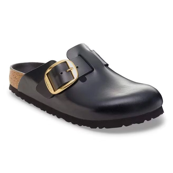 Boston Big Buckle Natural Leather