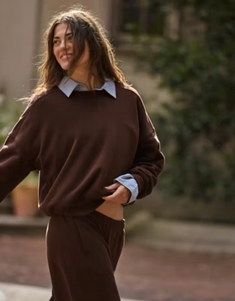 OFFLINE By Aerie Cloud Fleece Classic Crewneck Sweatshirt